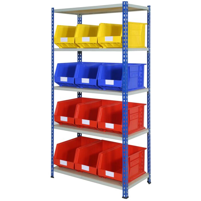 Plastic Storage Bin Shelving