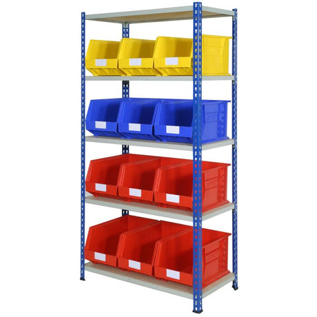 Plastic Storage Bin Shelving