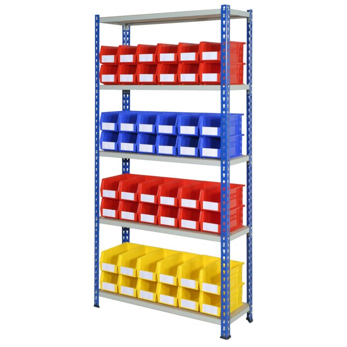 Plastic Storage Bin Shelving
