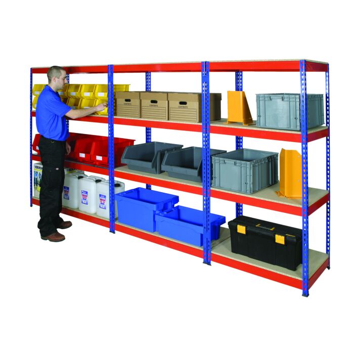 Rivet Racking 4 Shelf Units - 500 KG Capacity – Warehouse Land