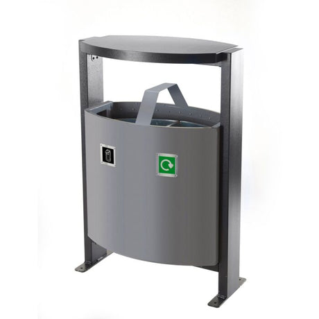 Outdoor 2 Compartment Bin