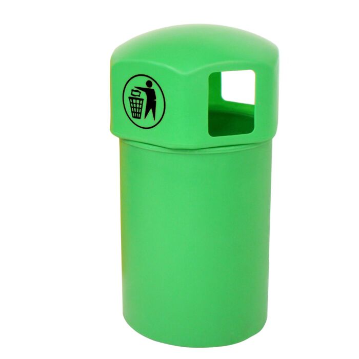 Closed Top 145L Capacity Tidy Man Litter Bin