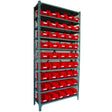 Shelf Units With Robust Storage Bins