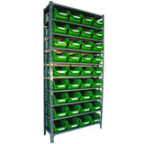 Shelf Units With Robust Storage Bins