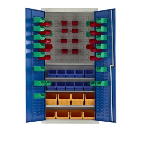 Container Storage Cupboard With 4 Shelves & Containers