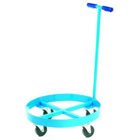 Drum Dolley With Polyethylene Swivel Castors & Handle