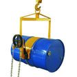 Overhead Drum Lifter With Geared Chain Control