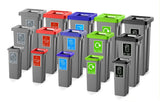 Recycling Bins With Coloured Lids