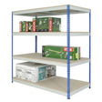 Rivet Racking 4 Shelf Units - 600 KG Capacity