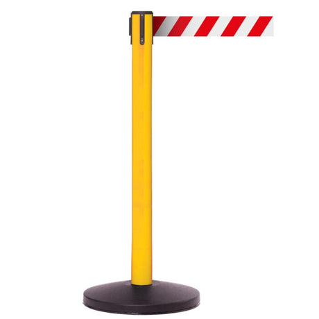 Single Safety Belt Barrier With Four Way Connectivity