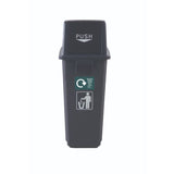 Flip Lid Recycling Bins - Set of 3
