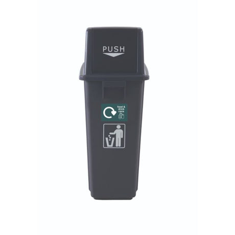 Flip Lid Recycling Bins - Set of 3