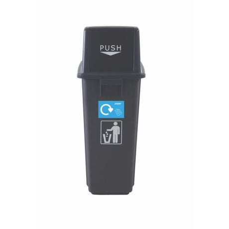 Flip Lid Recycling Bins - Set of 3
