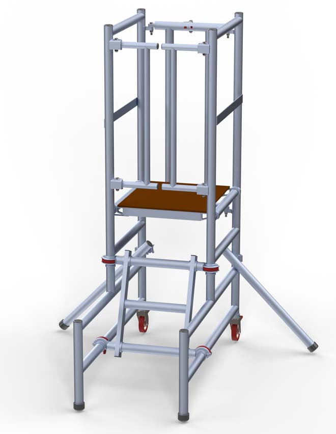 UTS Aluminium Adjustable BS8620 Podium Step
