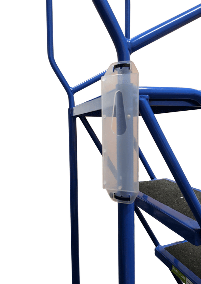 Ladder Log Clear Inspection Tag Holder With Cable Ties