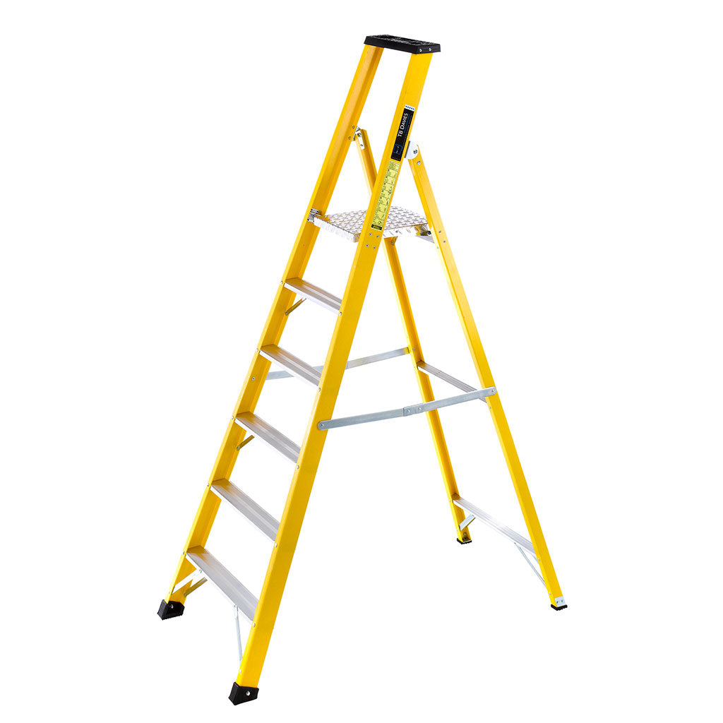 TB Davies Fibreglass Platform Step Ladder